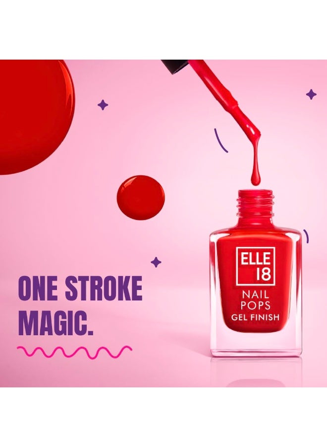 إل 18 طلاء أظافر Elle 18 Nail Pop Gel Finish G24 10 مل - Image 4